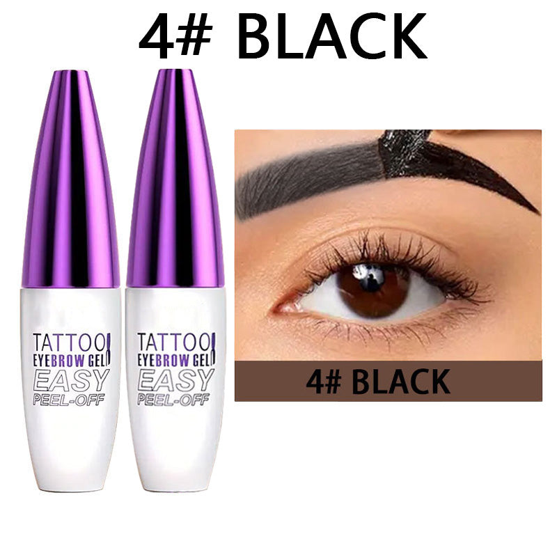 🔥Hot | 30k+ Sold✅🎨Easy Peel-Off Eyebrow,Gel- &Sweatproof, Long-Lasting Black or Brown TattooTint- Enjoy easy eyebrow styling-8SA8