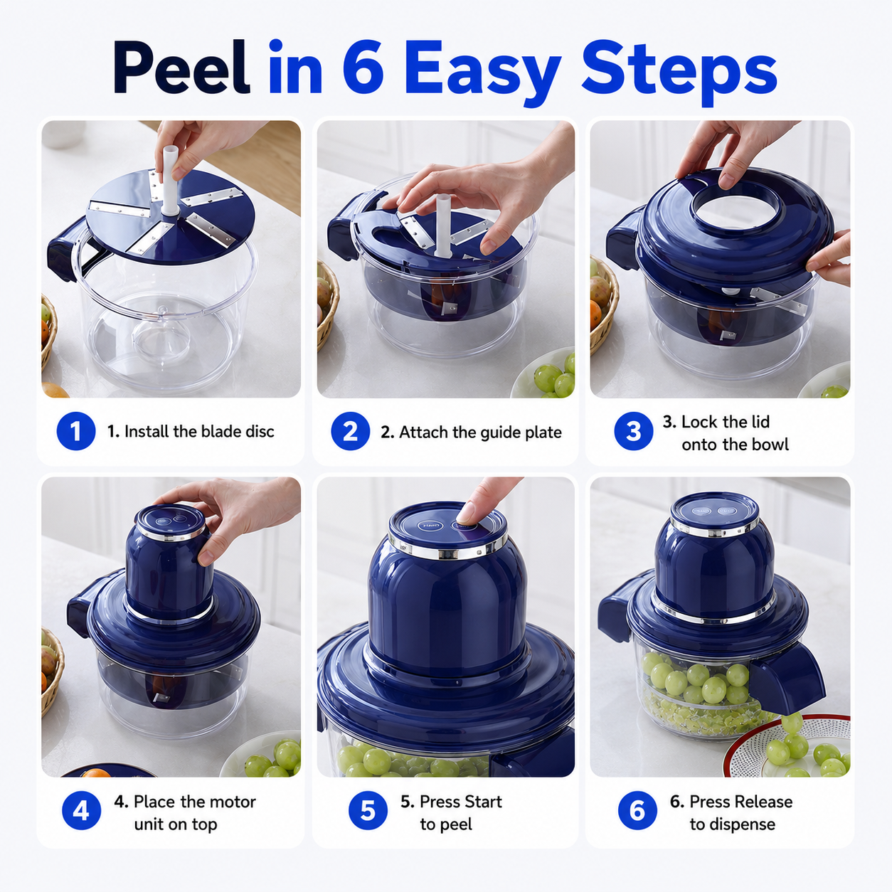 Multi-Functional Electric Peeler
