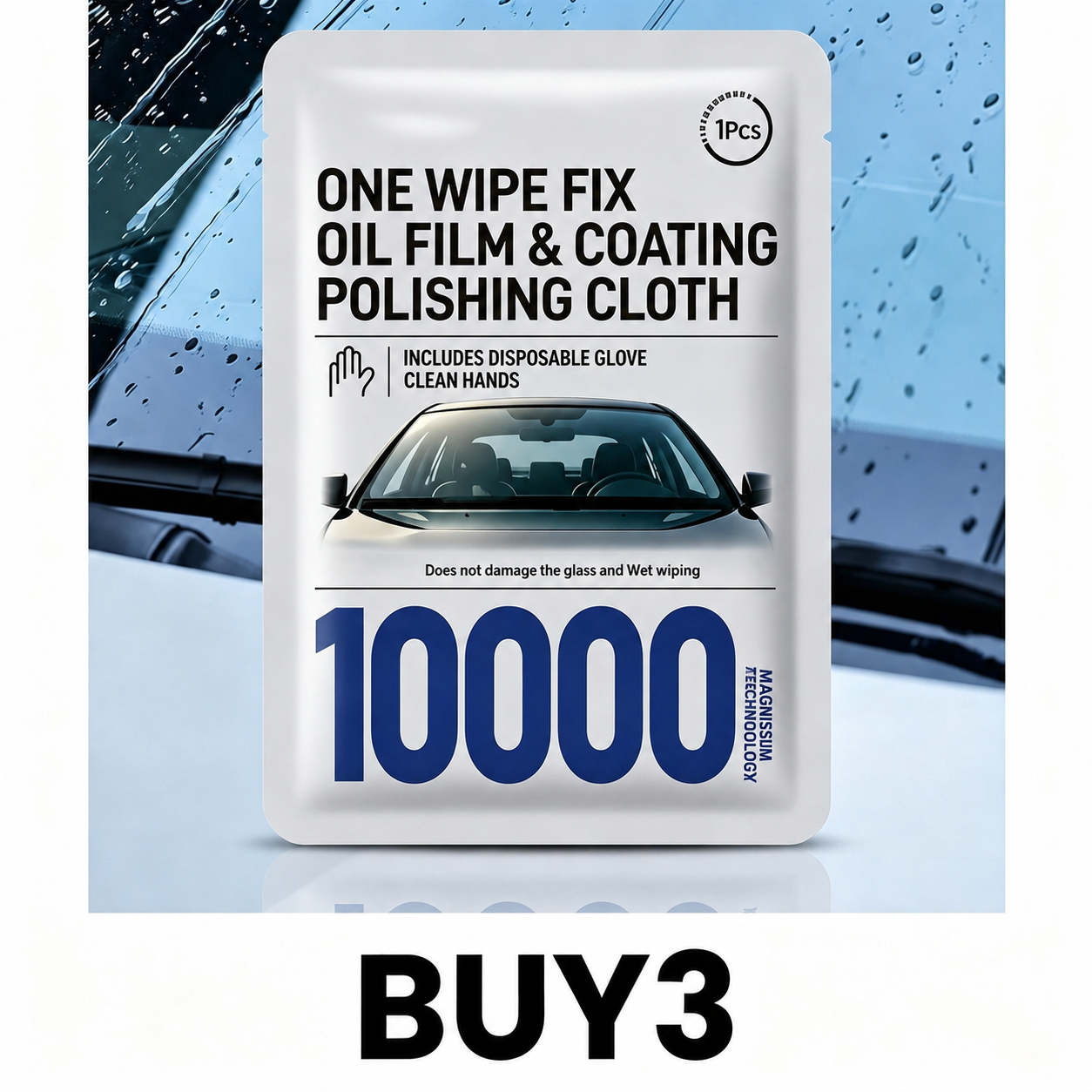 Car Glass Oil Film Removal Wipes