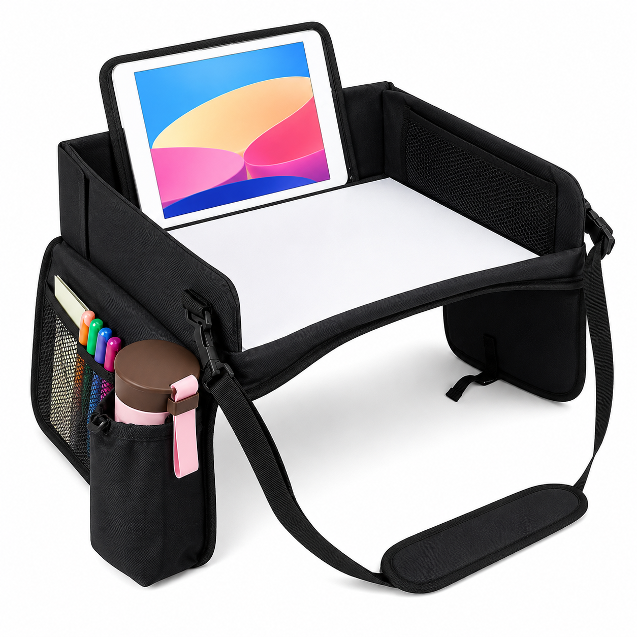 Kids Travel Tray Organizer | Car & Airplane Activity Desk