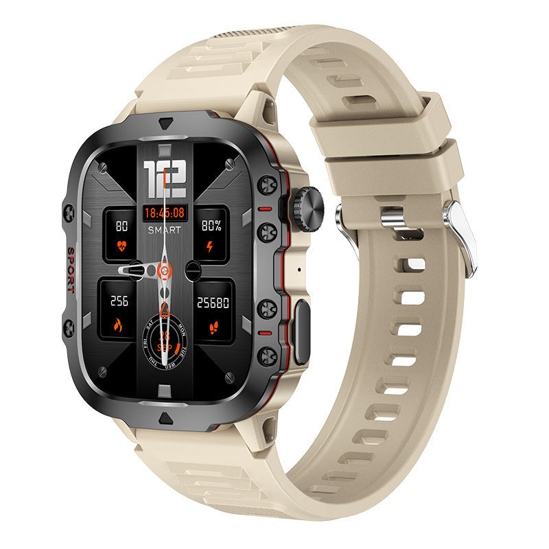 📢📢50% OFF !! ⏰Rugged Outdoor Smart Watch – 100+ Sports Modes