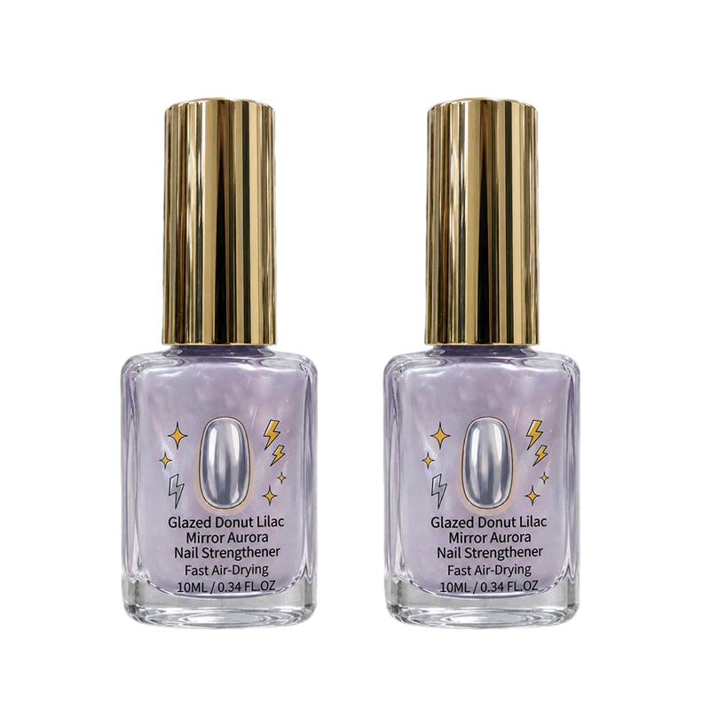 💜✨Lilac Glossy Mirror Nail Strengthener | Fast-Dry Nail Care