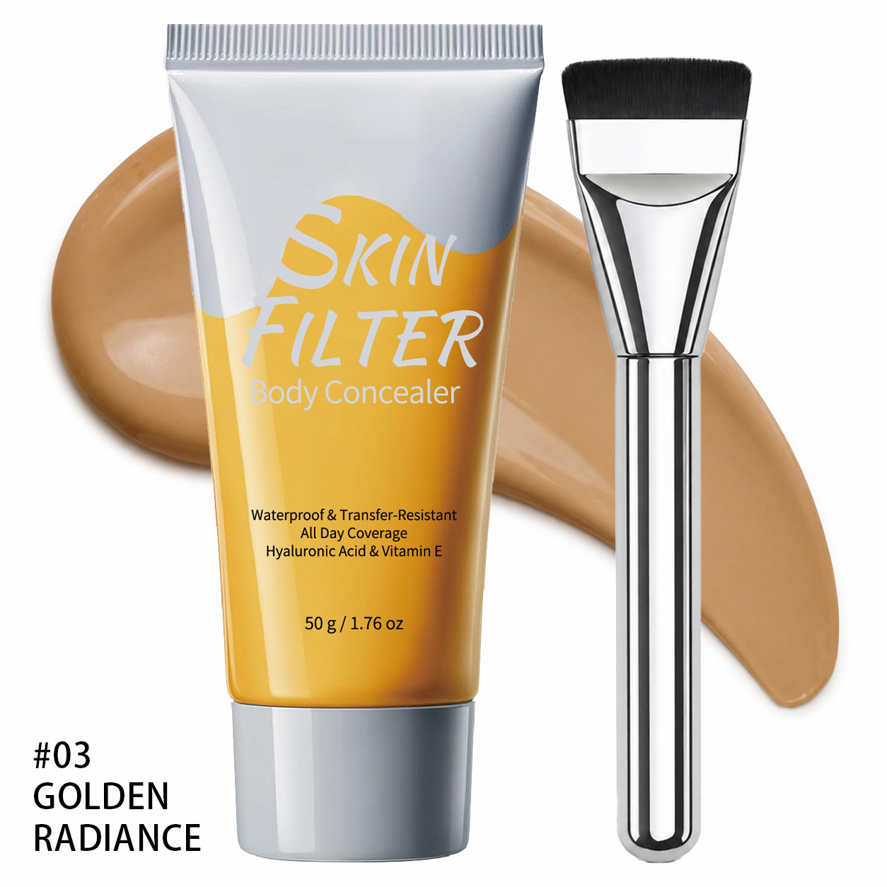 Waterproof Body Concealer – Buildable Skin Coverage for Legs & Body