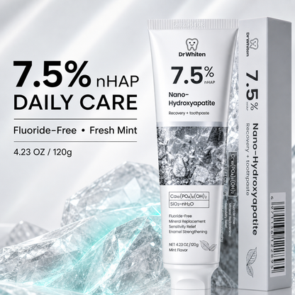 Tobacco Stain Toothpaste for Smokers | 7.5% Nano Hydroxyapatite