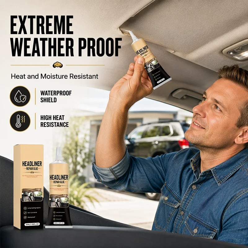 🔥 Car Headliner Rescue Glue – Strong Hold for Sagging & Peeling Interiors