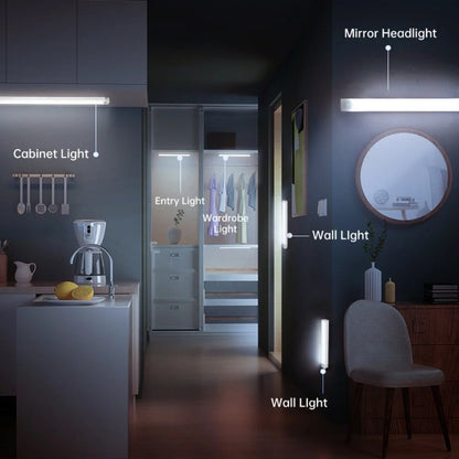🔥LAST DAY SALE 49% OFF💡 Punch-free Smart Sensor Magnetic Rechargeable LED Lights✈Fast Worldwide Shipping