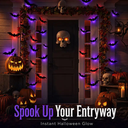 🎃 2026 Hot Sale – 3D LED Bat Wall Decorations for Halloween
