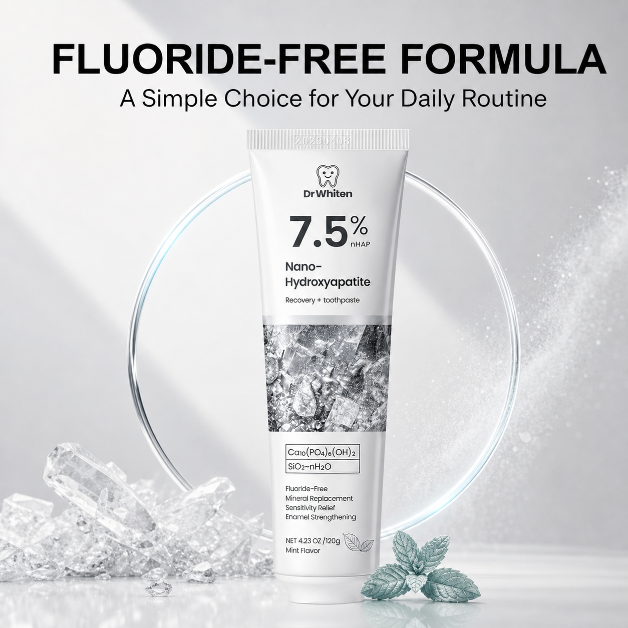Tobacco Stain Toothpaste for Smokers | 7.5% Nano Hydroxyapatite