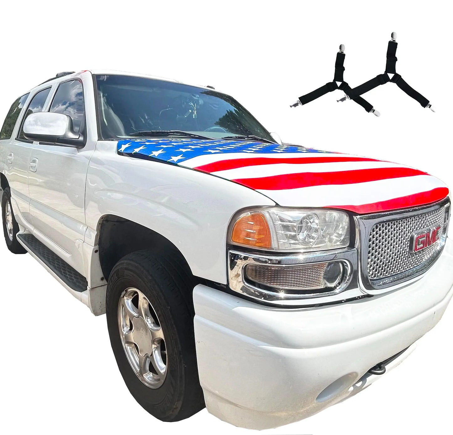 🔥Holiday sales 50% OFF🎁USA Car Flag Hood Cover 4x5ft - Patriotic Decoration