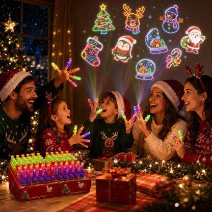 👻🎃 Halloween Finger Projector Rings – LED Party Favors for Kids