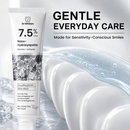 Tobacco Stain Toothpaste for Smokers | 7.5% Nano Hydroxyapatite