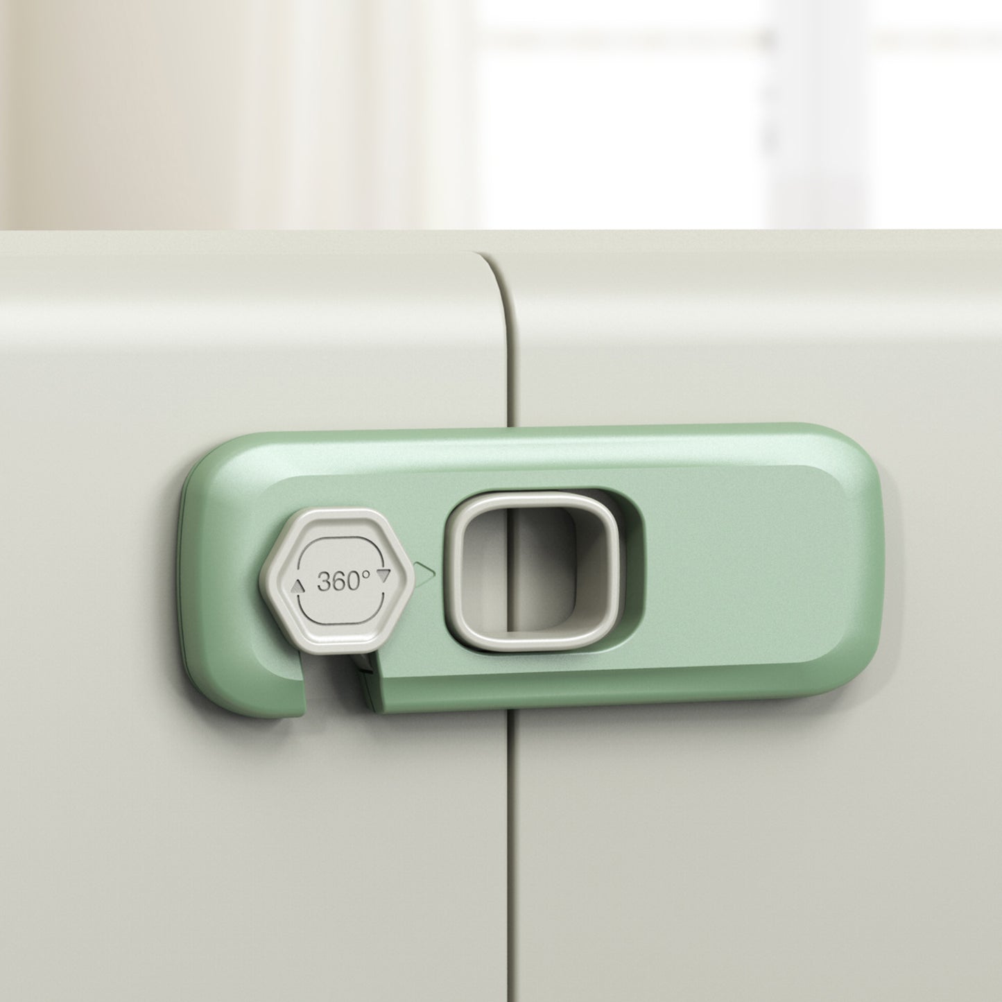Child Safety Fridge Lock | Adhesive Cabinet & Drawer Lock