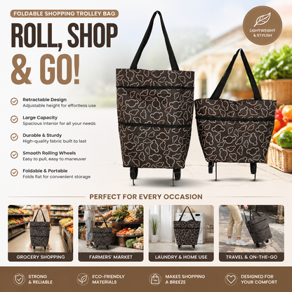 Foldable 2-in-1 Shopping Bag