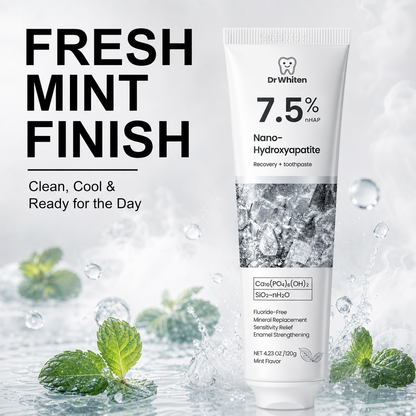 Tobacco Stain Toothpaste for Smokers | 7.5% Nano Hydroxyapatite