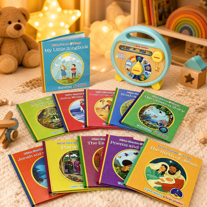 Bible Stories and Songs: Portable Electronic Player with 11 Books