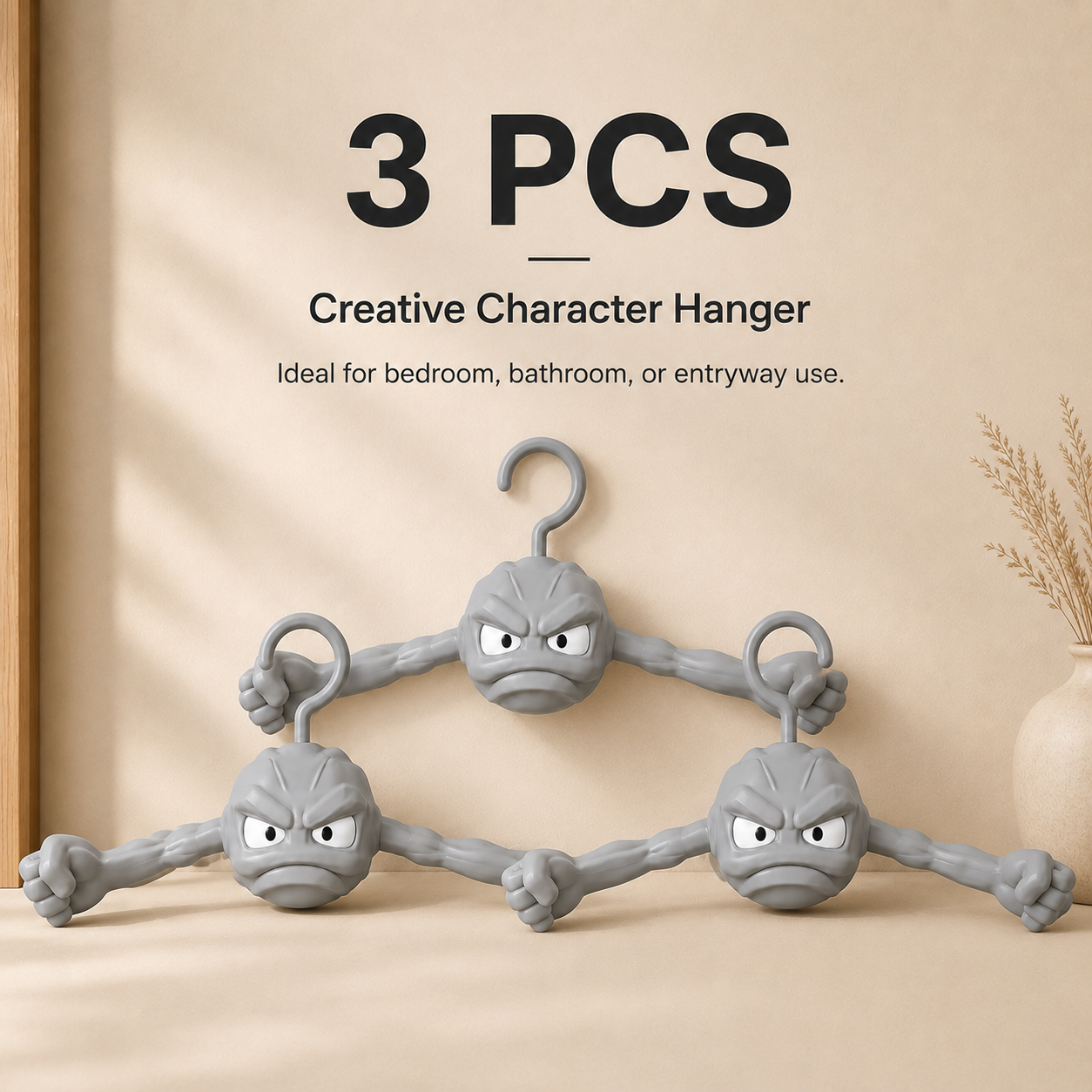 Creative Character Clothes Hanger | Multi-Use Hanger for Clothes & Towels