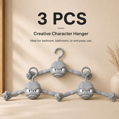 Creative Character Clothes Hanger | Multi-Use Hanger for Clothes & Towels