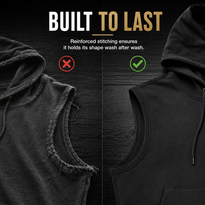 Hot Sale Men’s Sleeveless Hooded Sports Tank Top | Quick-Dry Gym & Casual Wear