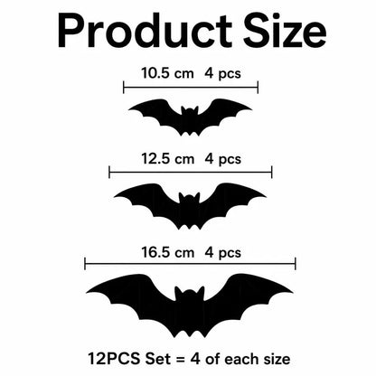 🎃 2026 Hot Sale – 3D LED Bat Wall Decorations for Halloween