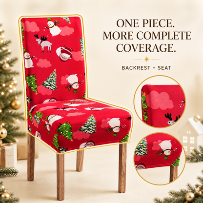✨ Transform Your Dining Room in Seconds! 🎄 Ultra-Stretch Christmas Chair Covers