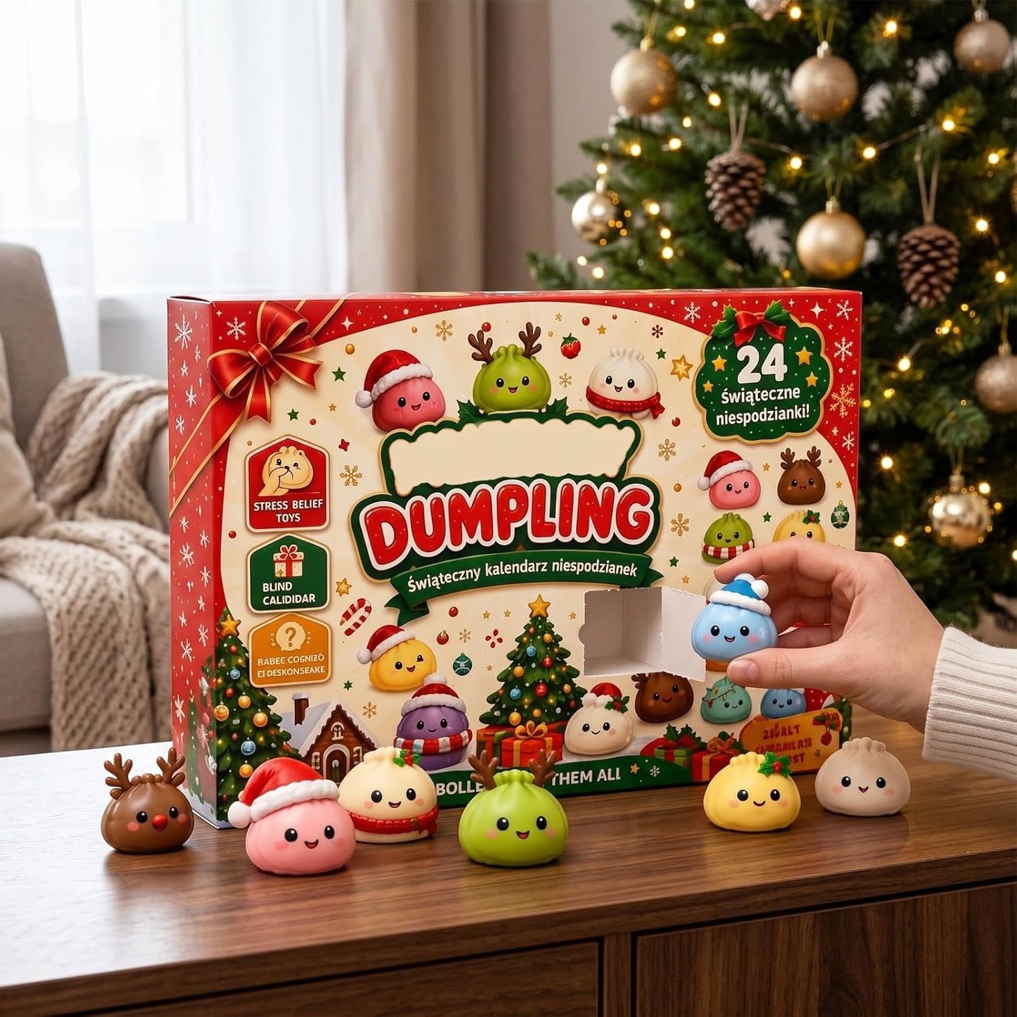 24-Day Squishy Advent Calendar | Christmas Surprise Toys