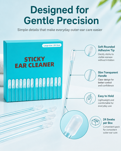 👂 Reusable Sticky Ear Cleaner – Picks Up What Cotton Swabs Leave Behind