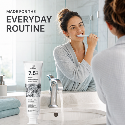 Tobacco Stain Toothpaste for Smokers | 7.5% Nano Hydroxyapatite