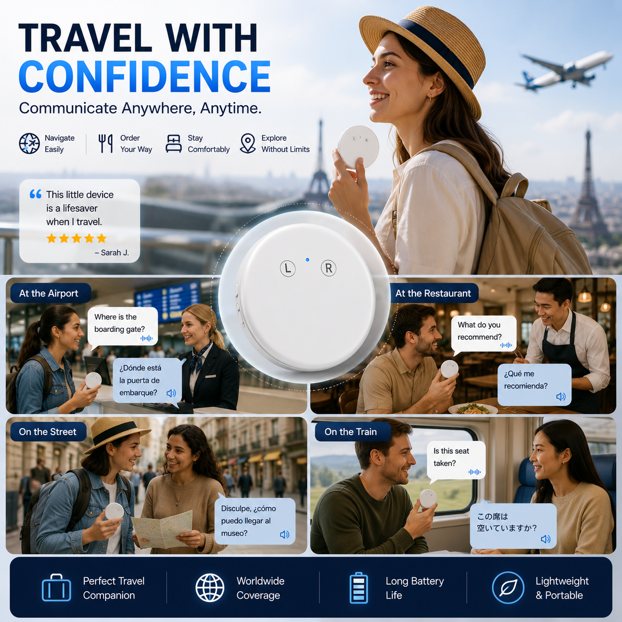 🌍 AI Smart Voice Translator – Speak, Learn & Connect Anywhere ✨