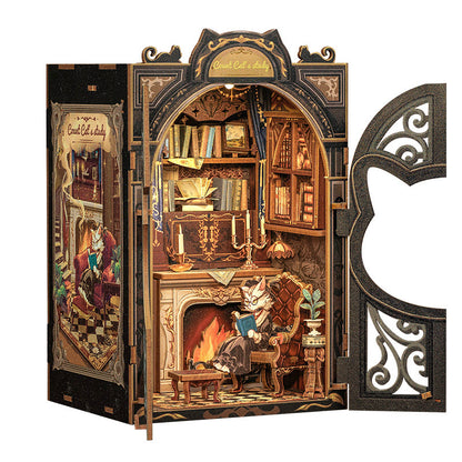 DIY Miniature Book Nook Kit with LED Lights