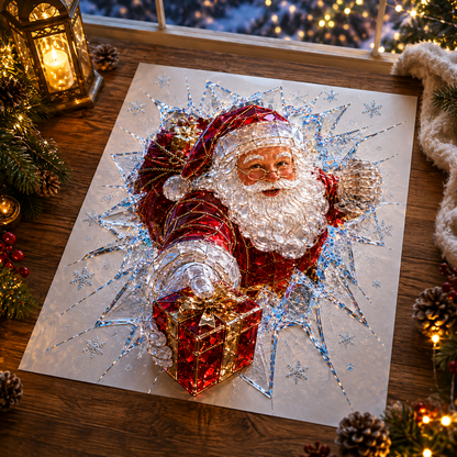 🔥Limited time 70% OFF -✨🎄Crystal Christmas Break-In Window Decal
