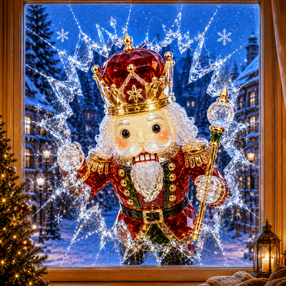 🔥Limited time 70% OFF -✨🎄Crystal Christmas Break-In Window Decal