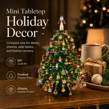 🎅DIY Beaded Christmas Tree Kit | 🎄Handmade Holiday Craft