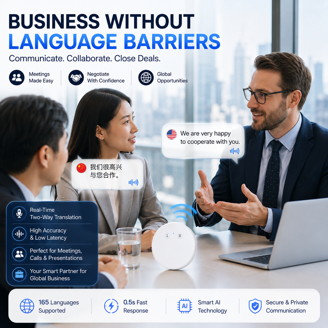 🌍 AI Smart Voice Translator – Speak, Learn & Connect Anywhere ✨
