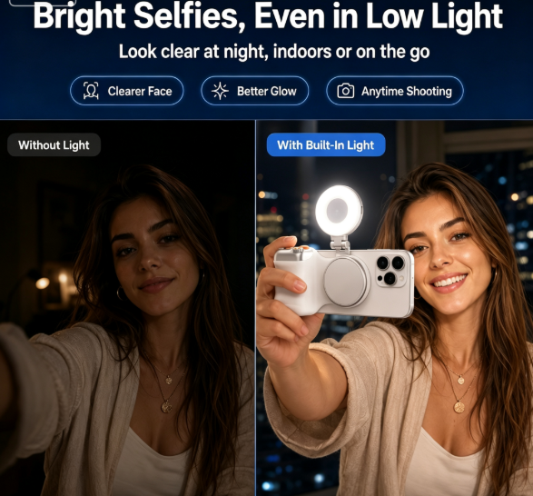 Stop Taking Shaky, Dark Selfies — Shoot Clear, Steady Videos Anywhere