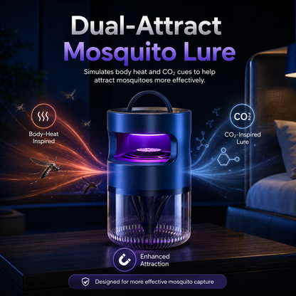 Upgraded Mosquito Trap | Quiet Vortex Suction Lamp