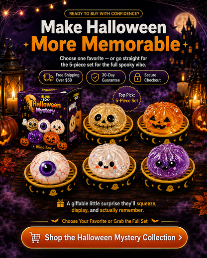 Halloween Mystery Squishy Toys | 5 Spooky Characters