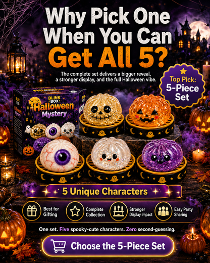 Halloween Mystery Squishy Toys | 5 Spooky Characters