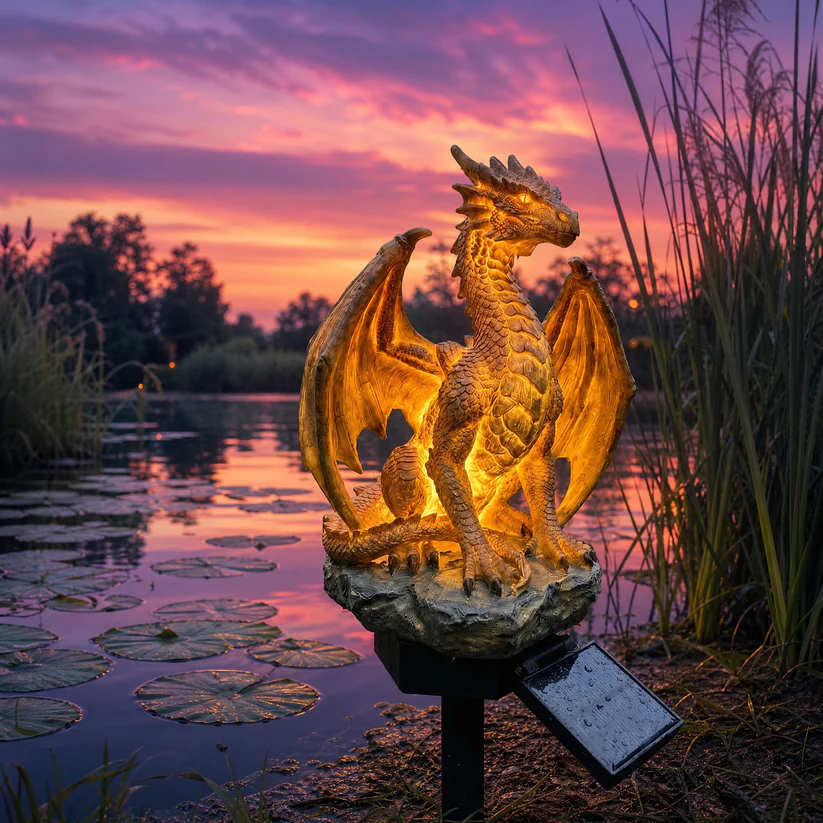 🐉Solar Dragon Garden Statue Light