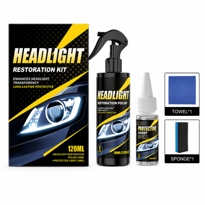 Professional Headlight Polish and Sealant Kit
