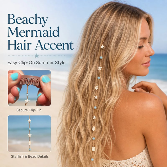 Beachy Mermaid Hair Accent