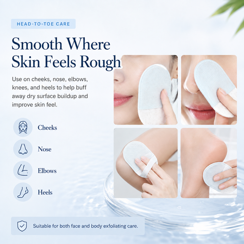 Exfoliating Peeling Pads for Face & Body | Smoothing Skin Care