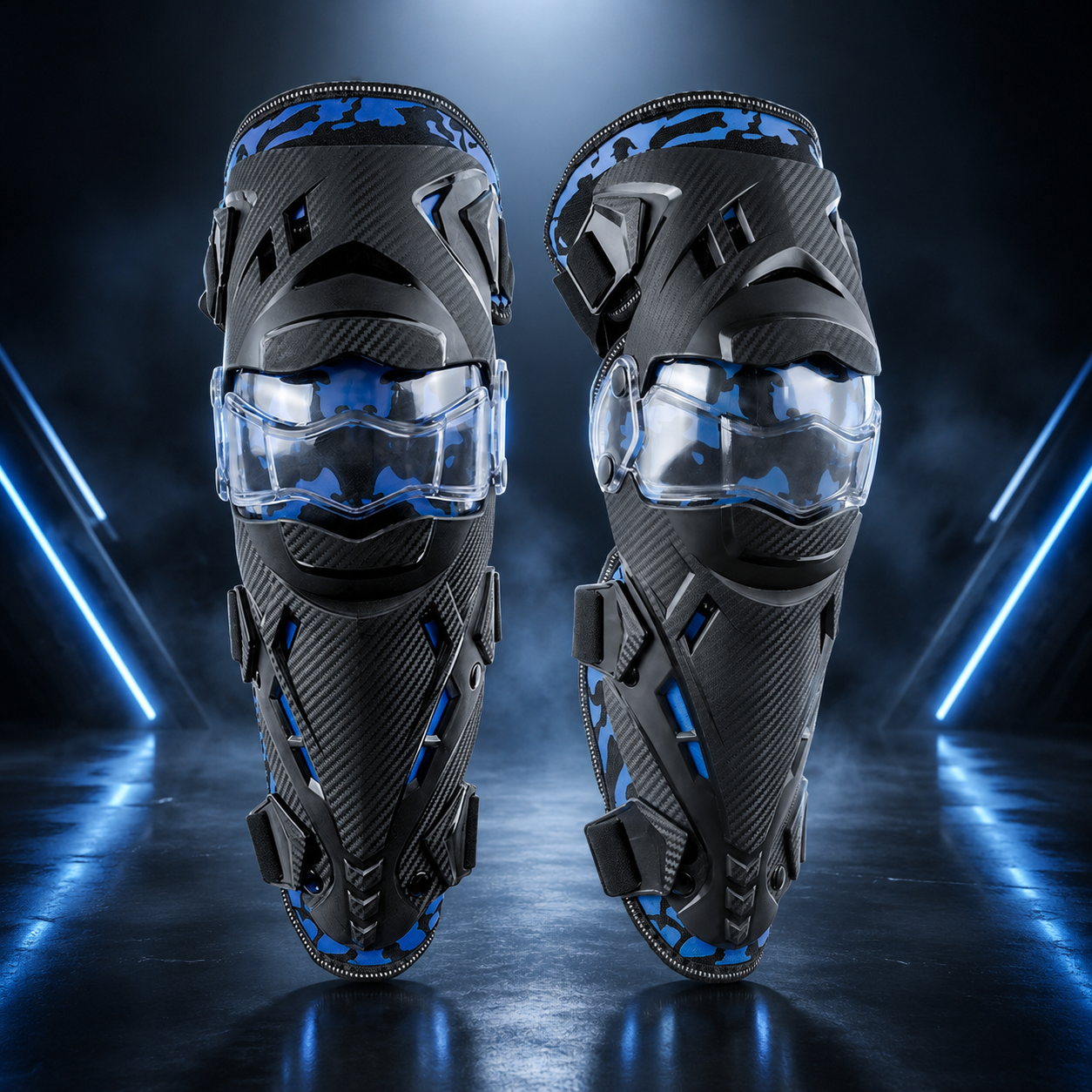 Motorcycle Knee & Shin Guards | Adjustable Riding Protection