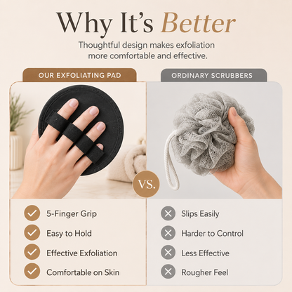 Gentle Grip Exfoliating Body Pad – Soft, Flexible & Non-Slip