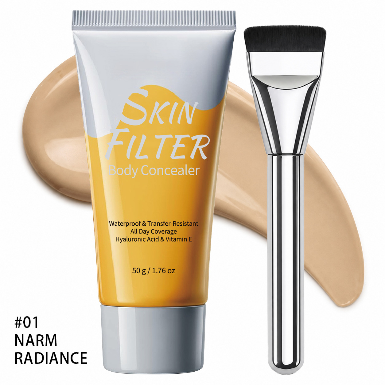 Waterproof Body Concealer – Buildable Skin Coverage for Legs & Body