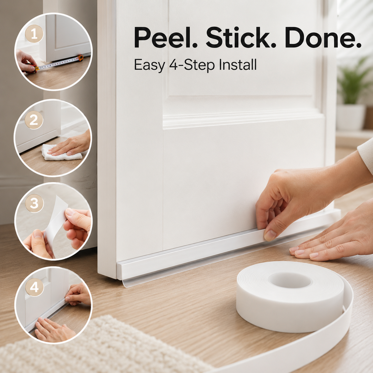 Weatherproof Door & Window Seal Strip – Stop Drafts, Dust & Water Gaps