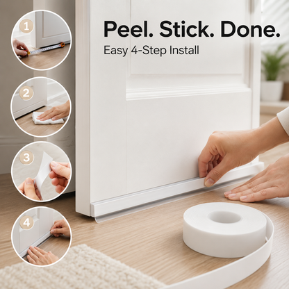 Weatherproof Door & Window Seal Strip – Stop Drafts, Dust & Water Gaps