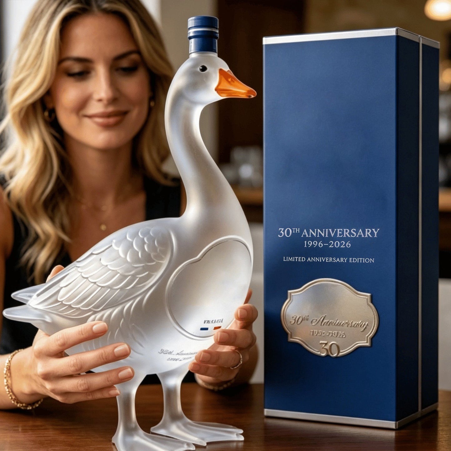🇫🇷 Goose 30th Anniversary 3D Sculpted Vodka Bottle
