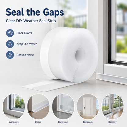Weatherproof Door & Window Seal Strip – Stop Drafts, Dust & Water Gaps