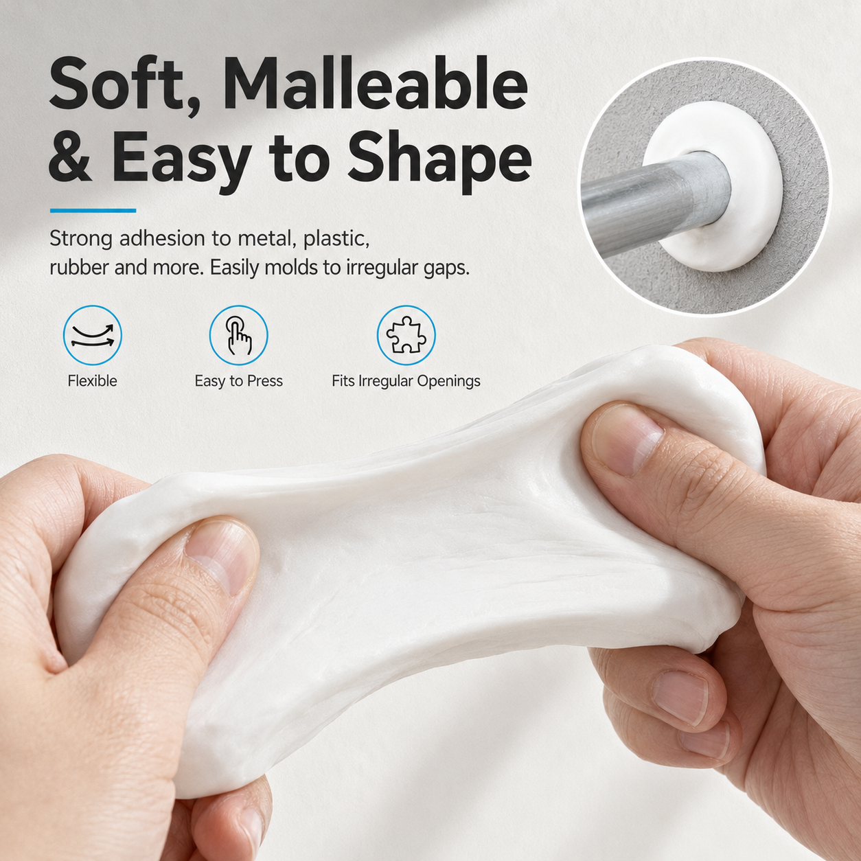 Moldable Sealant Clay – Pipe & Gap Sealing Filler