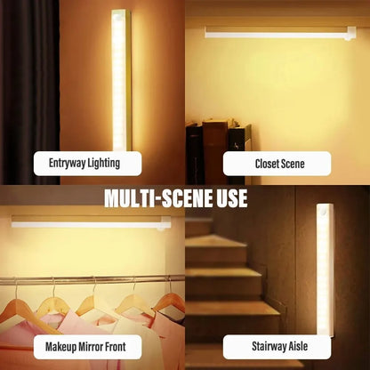 🔥LAST DAY SALE 49% OFF💡 Punch-free Smart Sensor Magnetic Rechargeable LED Lights✈Fast Worldwide Shipping